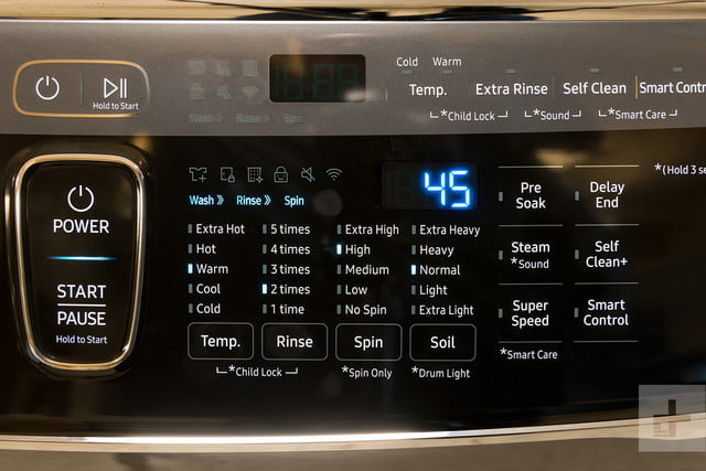 self clean Samsung washer